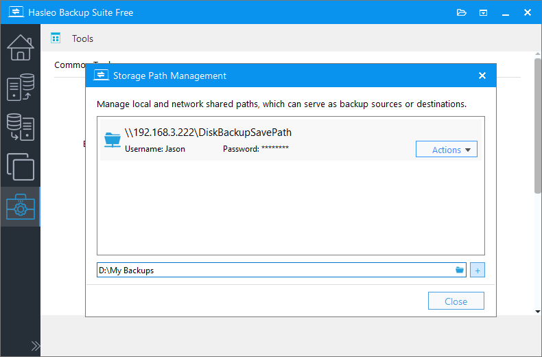 add storage path