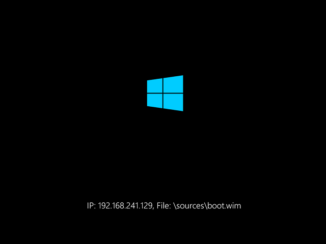 Downloading WinPE form PXE server