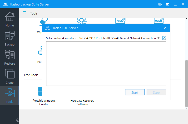 start pxe