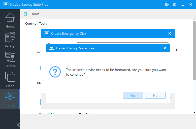 format usb prompt