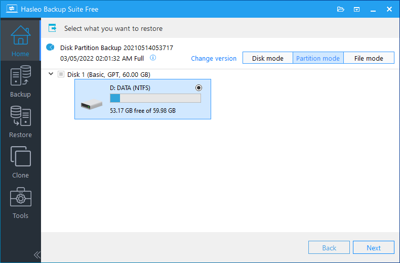 download the last version for windows Hasleo Backup Suite 3.8