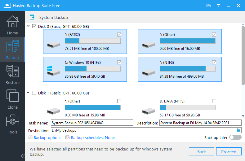 Hasleo Backup Suite 1.0 Windows-system-backup-select-source