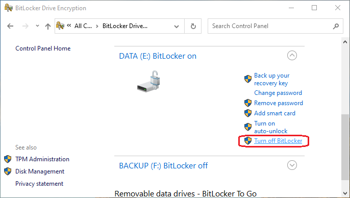 get bitlocker recovery key from cmd