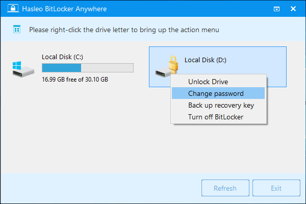 download the new version Hasleo BitLocker Anywhere Pro 9.3