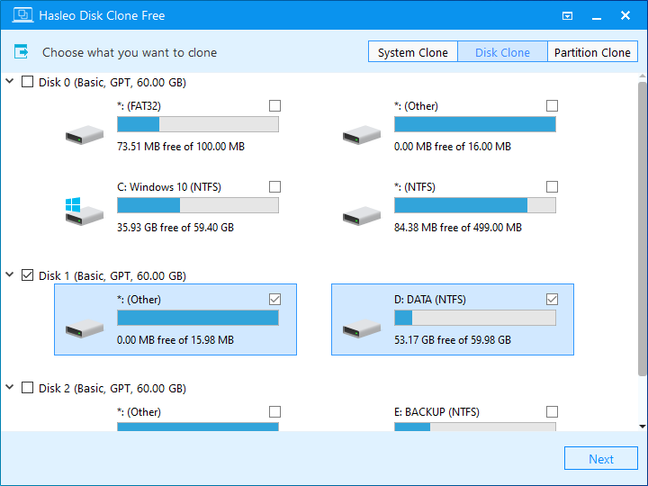 clone multi partition hard drive to ssd