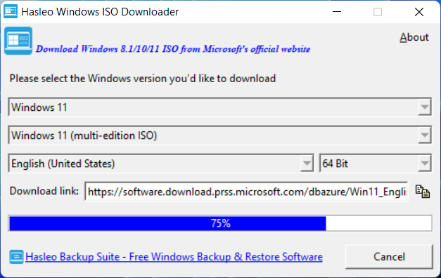 downloading Hasleo Disk Clone 3.6