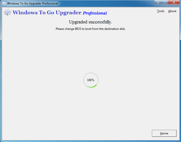 EasyUEFI Windows To Go Upgrader Enterprise 3.9 free instals