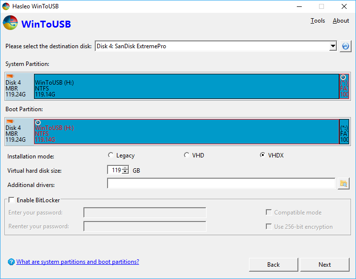 select partition